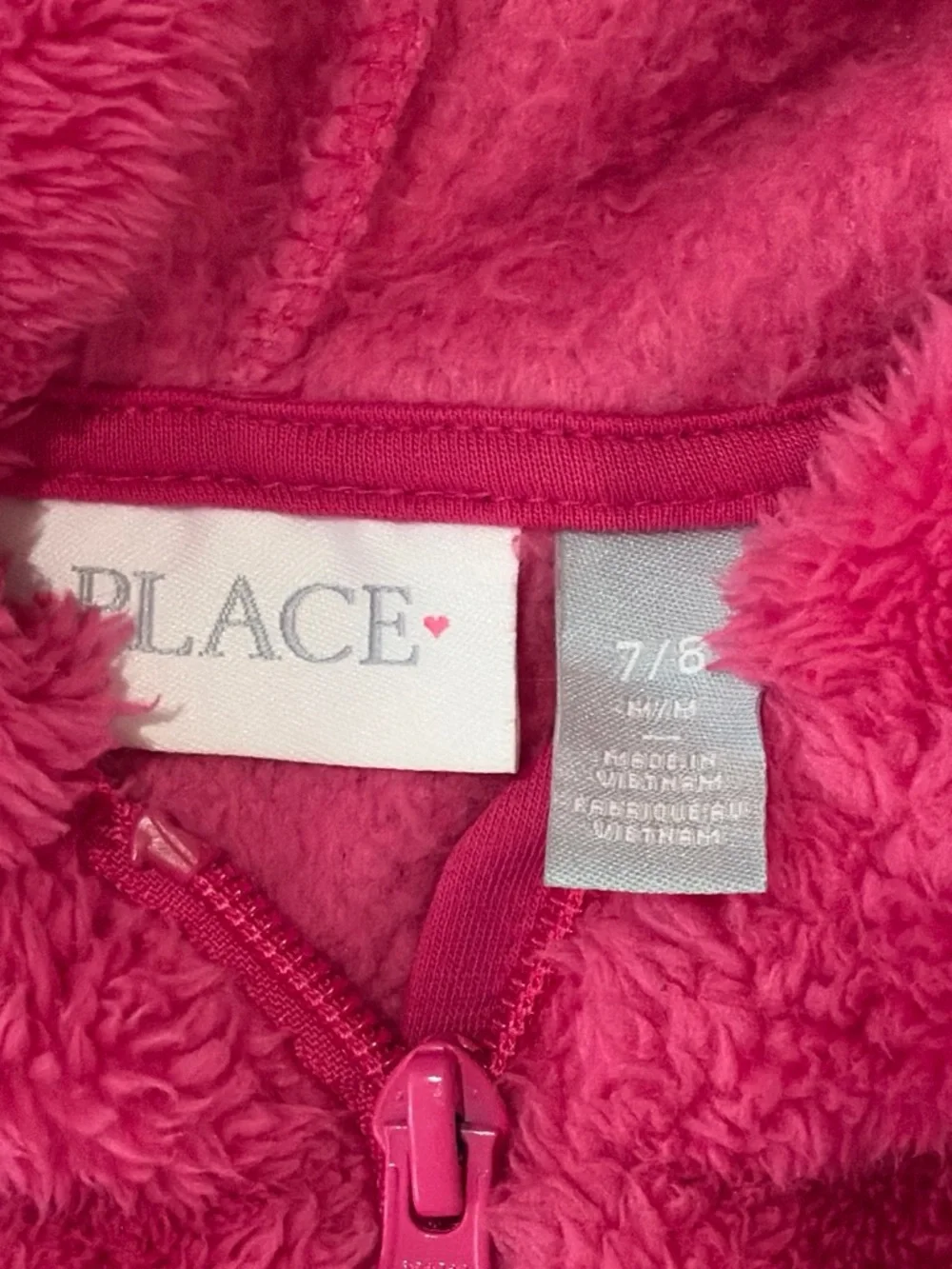 Girls Pink Fluffy Jacket